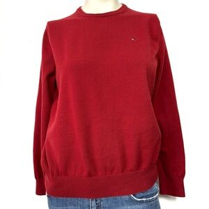 Tommy Hilfiger red crew neck